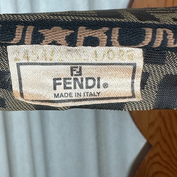Fendi Vintage Zucca Canvas Collapsible Cosmetic Vanity Bag - Picture 8 of 10